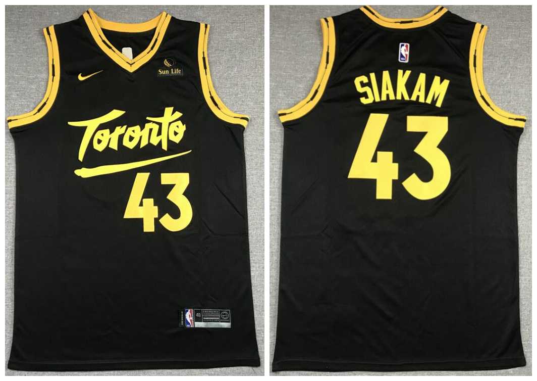 Raptors 43 Pascal Siakam Black 2021 City Edition Nike Swingman Jersey,We sell and wholesale Raptors 43 Pascal Siakam Black 2021 City Edition Nike Swingman Jersey on line form chian!
